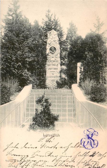 13960666 Luetzelflueh-Goldbach_BE Denkmal Jeremias Gotthelf