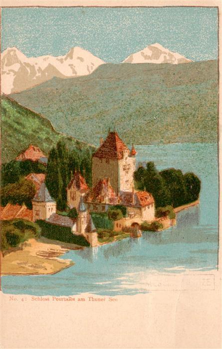 13960695 Thunersee_BE Schloss Pourtales