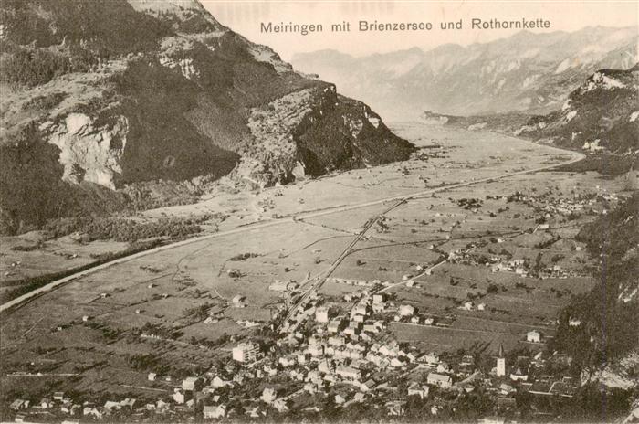 13960706 Meiringen_BE avec le lac de Brienz et la chaîne du Rothorn