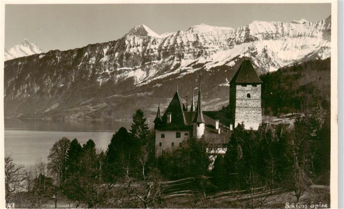 13960715 SPIEZ_Thunersee_BE Panorama mit Schloss