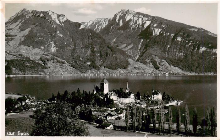 13960716 SPIEZ_Thunersee_BE Panorama mit Schloss