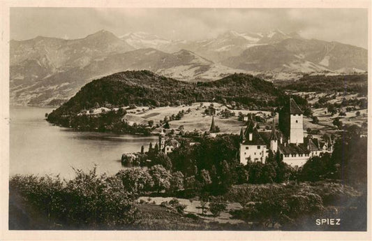 13960746 SPIEZ_Thunersee_BE Panorama mit Schloss