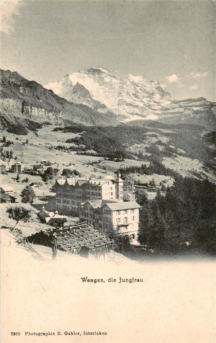 13960786 Wengen__BE mit Jungfrau