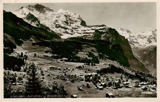 13960788 Wengen__BE Jungfrau et Breithorn