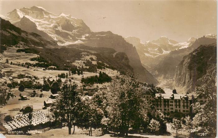 13960790 Wengen__BE mit Jungfrau