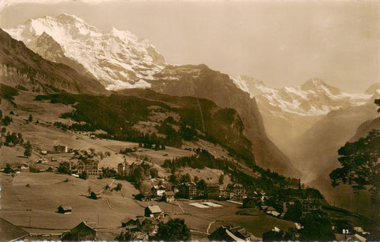 13960796 Wengen__BE Panorama avec la Jungfrau