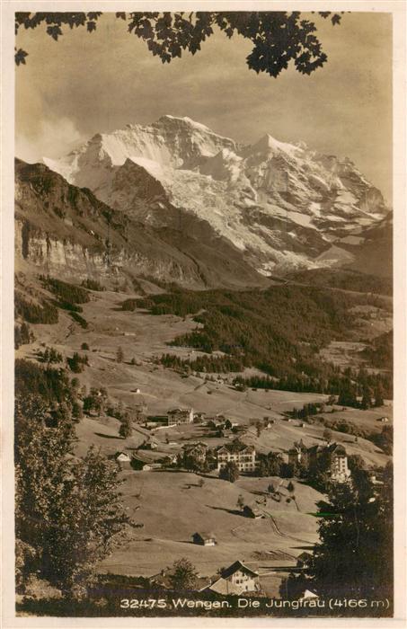 13960802 Wengen__BE mit Jungfrau