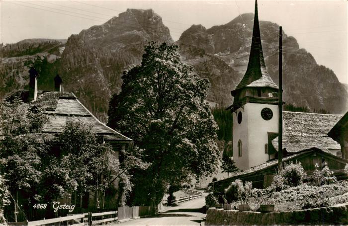 13960830 Gsteig_BE Dorfmotiv mit Kirche