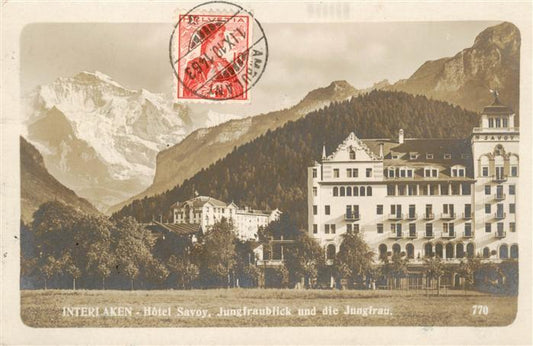 13961016 INTERLAKEN_BE Jungfraublick et la Jungfrau