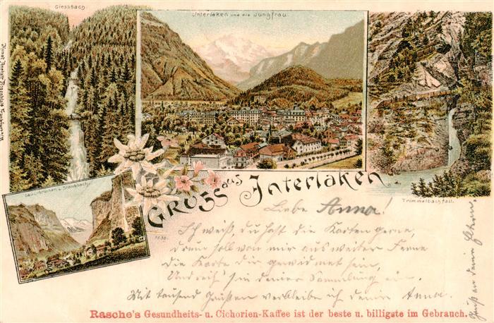 13961055 INTERLAKEN_BE Giessbach Interlaken mit Jungfrau Trimmelbachfall Lauterb