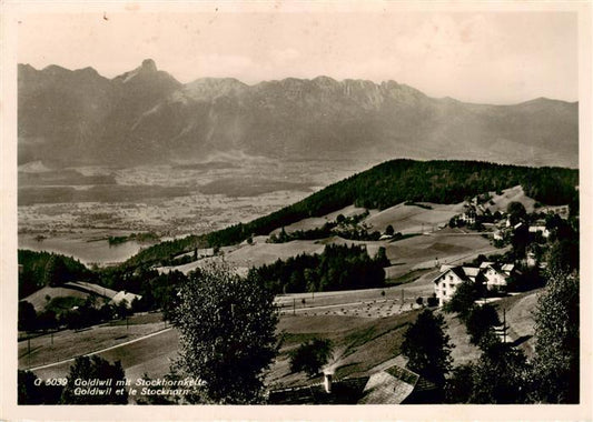 13961068 Goldiwil Panorama avec chaîne Stockhorn