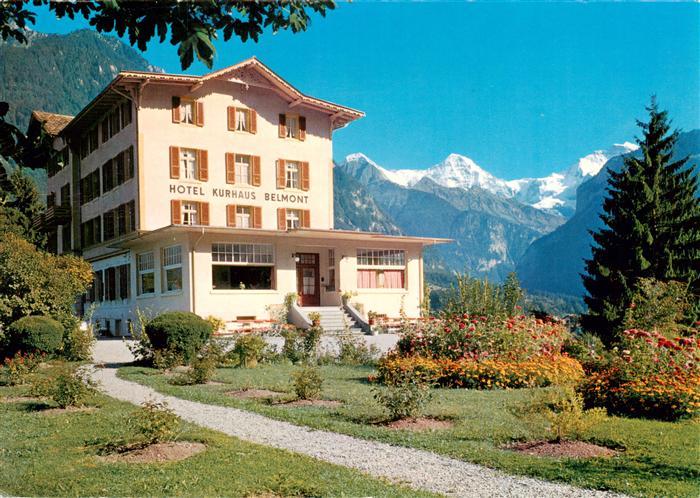 13961122 Wilderswil_Wilderswyl_BE Hotel Kurhaus Belmont mit Eiger Moench und Jun