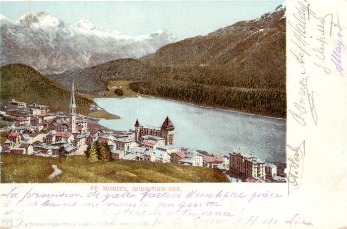 13961149 St_Moritz__SANKT_MORITZ_GR Village et lac