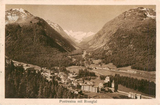 13961159 Pontresina avec vallée de Roseg