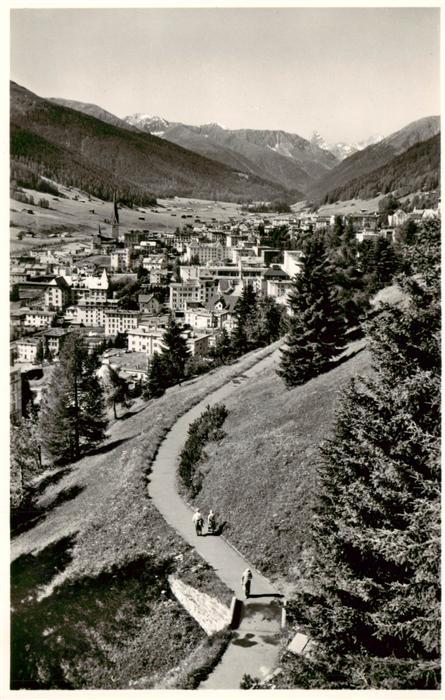 13961173 DAVOS_GR Vue depuis la Hohenpromenade vers Buehlenhorn et Tinzenhorn