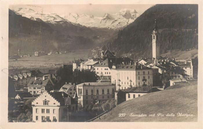 13961179 Samedan_Samaden_GR mit Piz della Margna