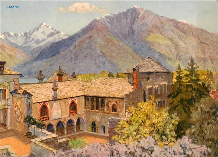 13961824 LOCARNO_Lago_Maggiore_TI Peintures du monastère