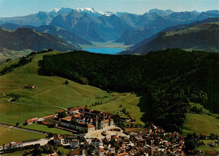 13962891 Einsiedeln__SZ Fliegeraufnahme mit Kloster