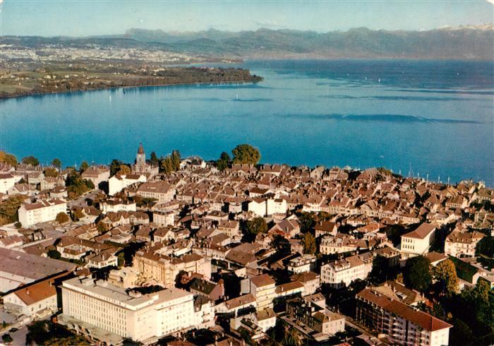 13962904 Morges_VD Vue aérienne de la ville et du Lac Léman